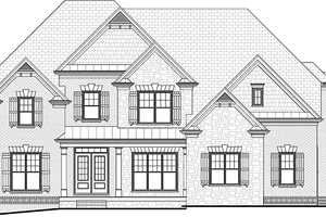 Architectural House Design - European Exterior - Front Elevation Plan #994-25