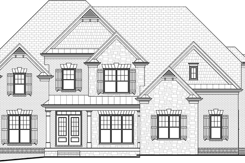 Architectural House Design - European Exterior - Front Elevation Plan #994-25