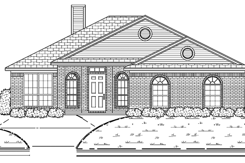 House Plan Design - Traditional Exterior - Front Elevation Plan #84-679