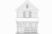 Country Style House Plan - 3 Beds 1 Baths 1050 Sq/Ft Plan #410-3596 