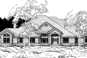 House Design - Traditional Exterior - Front Elevation Plan #1007-42