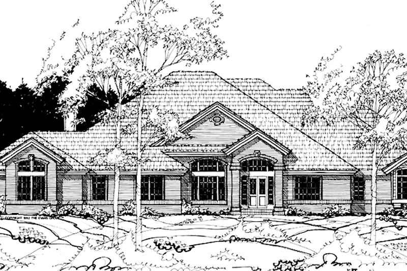 Home Plan - Traditional Exterior - Front Elevation Plan #1007-42