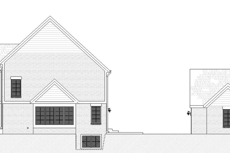 Architectural House Design - Exterior - Other Elevation 1 for Tudor House Plan #901-164 - 5 bed, 3.5 bath