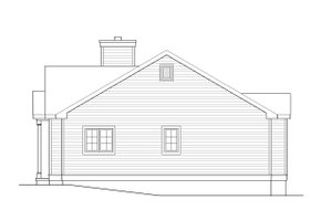 Exterior - Other Elevation for Cottage House Plan #22-634 - 2 bed, 2 bath