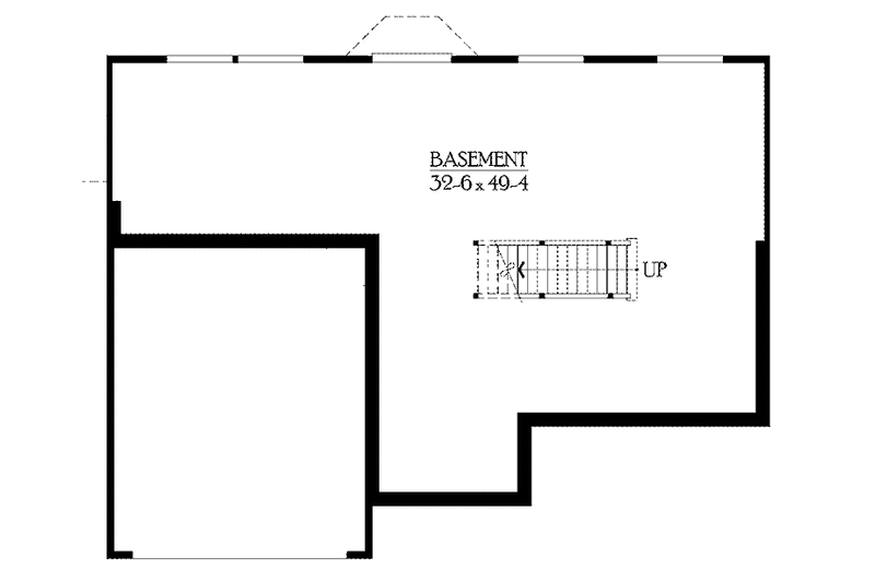 Home Plan - Floor Plan - Lower Floor for Craftsman House Plan #132-356 - 3 bed, 2.5 bath