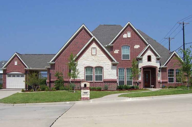 Home Plan - Exterior - Front Elevation 3 for Tudor House Plan #84-736 - 4 bed, 3 bath