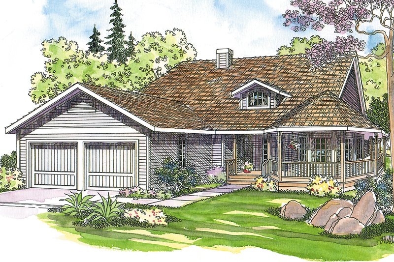 House Plan Design - Traditional Exterior - Front Elevation Plan #124-172