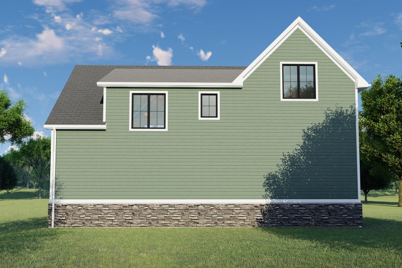 House Plan Design - Exterior - Rear Elevation for Country House Plan #1064-274 - 2 bed, 2 bath