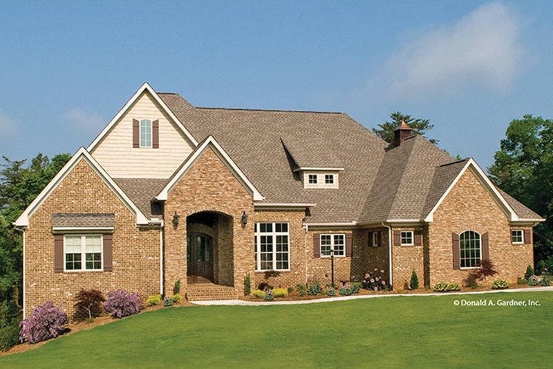 Dream House Plan - Exterior - Front Elevation 3 for European House Plan #929-914 - 3 bed, 2.5 bath