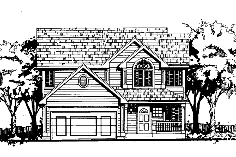 House Design - Country Exterior - Front Elevation Plan #300-132