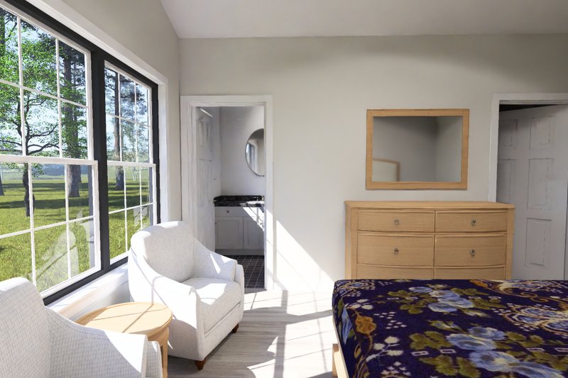 Architectural House Design - Interior - Master Bedroom 2 for Cottage House Plan #513-2467 - 4 bed, 3 bath