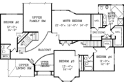 European Style House Plan - 4 Beds 4.5 Baths 3953 Sq/Ft Plan #456-111 