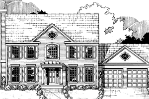 Dream House Plan - Classical Exterior - Front Elevation Plan #953-6