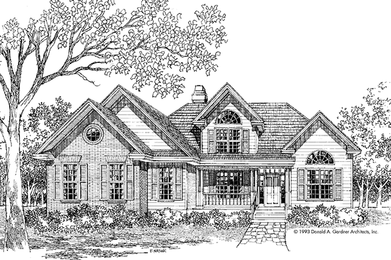 Home Plan - Exterior - Front Elevation 3 for Country House Plan #929-148 - 4 bed, 3 bath