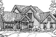 Bungalow Style House Plan - 2 Beds 2.5 Baths 1957 Sq/Ft Plan #320-343 