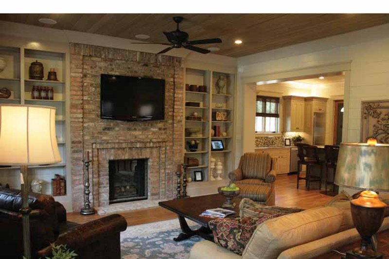 Architectural House Design - Interior - Family Room for Bungalow House Plan #37-278 - 4 bed, 4.5 bath
