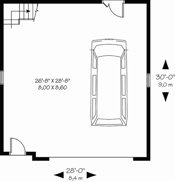 House Plan Design - Craftsman Floor Plan - Main Floor Plan #23-2476