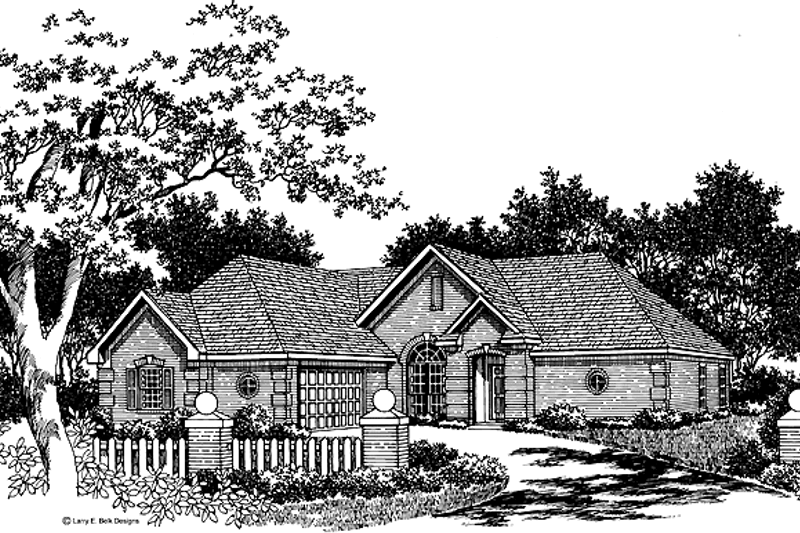 House Design - Traditional Exterior - Front Elevation Plan #952-105
