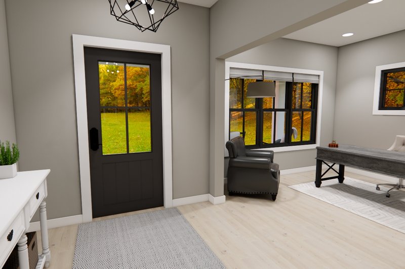 Dream House Plan - Interior - Entry for Farmhouse House Plan #51-1366 - 4 bed, 3.5 bath