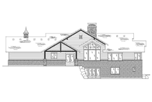 Dream House Plan - Traditional Exterior - Rear Elevation Plan #945-106