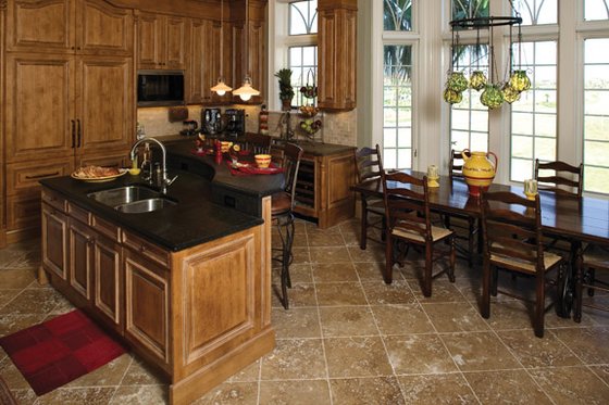 Interior - Kitchen for Mediterranean House Plan #929-900 - 5 bed, 6.5 bath