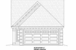 Exterior - Other Elevation for Southern House Plan #81-158 - 2 bed, 2 bath