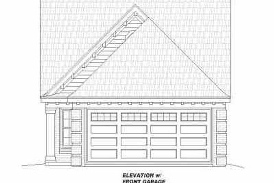 Exterior - Other Elevation for Southern House Plan #81-158 - 2 bed, 2 bath