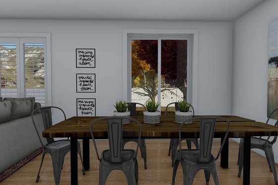 Interior - Dining Room for Craftsman House Plan #1060-50 - 4 bed, 3 bath