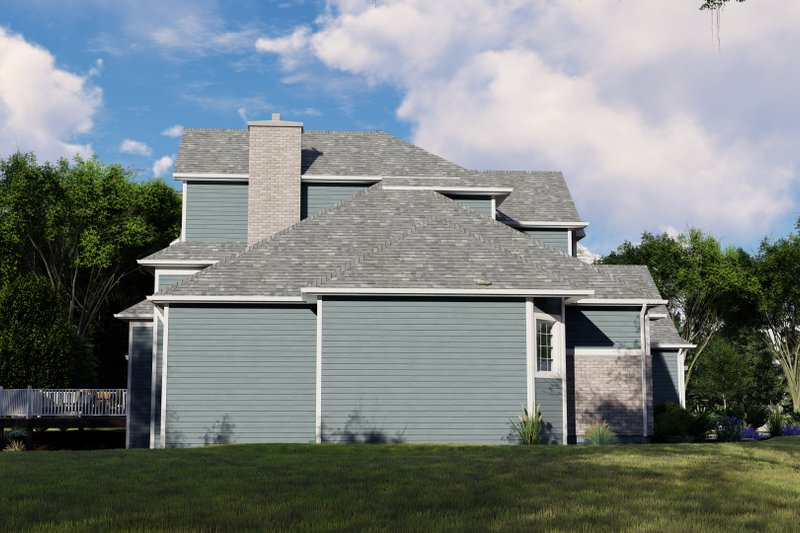 Architectural House Design - Exterior - Other Elevation 1 for Craftsman House Plan #1064-29 - 3 bed, 2.5 bath