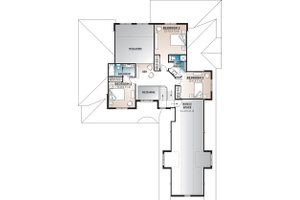 Floor Plan - Upper Floor for Farmhouse House Plan #23-2693 - 4 bed, 3.5 bath