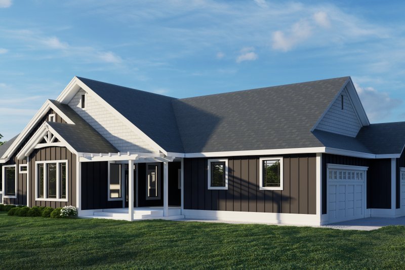 House Blueprint - Exterior - Other Elevation for Farmhouse House Plan #112-212 - 2 bed, 2.5 bath