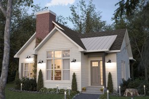 Craftsman Exterior - Front Elevation Plan #23-2843