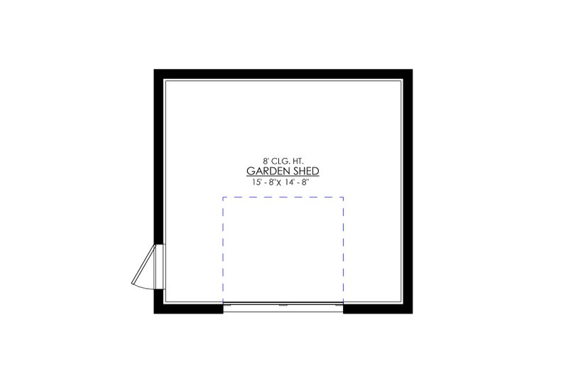 House Plan Design - Floor Plan - Main Floor for Farmhouse House Plan #1114-43, 0 bath