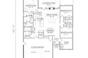 Traditional Style House Plan - 4 Beds 2.5 Baths 1888 Sq/Ft Plan #1098-12 