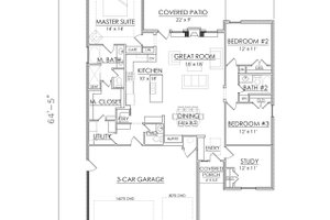 Exterior - Front Elevation 5 for Traditional House Plan #1098-12 - 4 bed, 2.5 bath