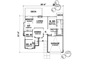 House Plan - 3 Beds 2 Baths 1802 Sq/Ft Plan #50-289 