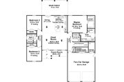Country Style House Plan - 4 Beds 3 Baths 2066 Sq/Ft Plan #21-460 