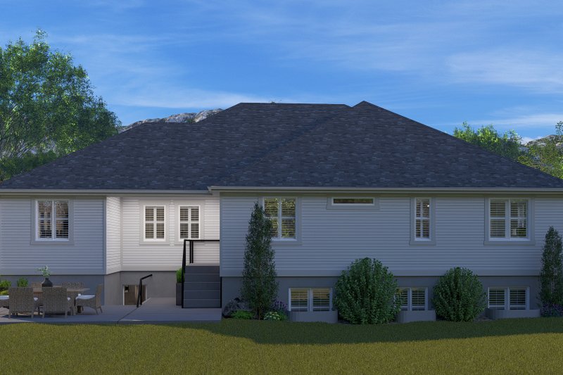 Architectural House Design - Exterior - Rear Elevation 1 for Farmhouse House Plan #1060-247 - 3 bed, 3.5 bath