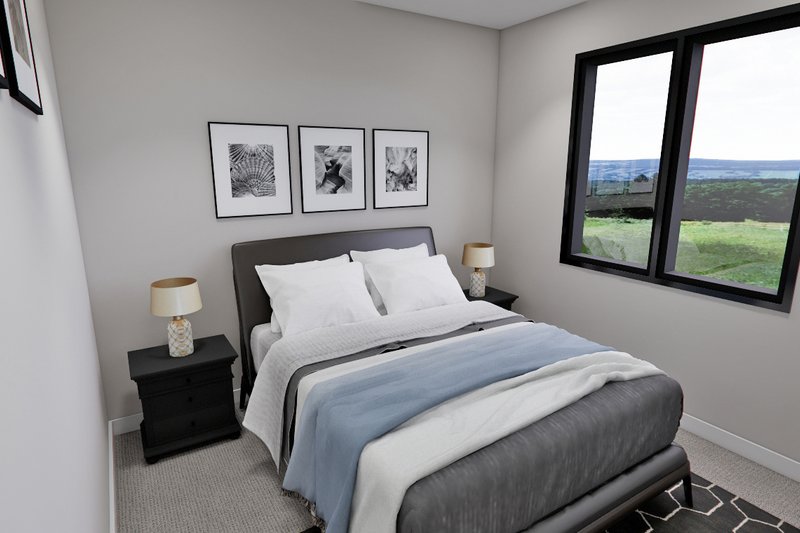 Dream House Plan - Interior - Bedroom for Modern House Plan #51-1308 - 2 bed, 2 bath