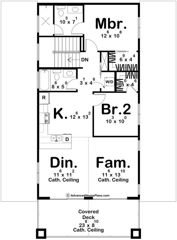 House Blueprint - Barndominium Floor Plan - Upper Floor Plan #455-345