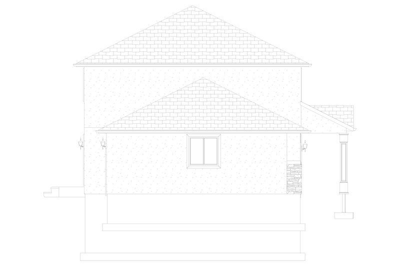 House Blueprint - Exterior - Other Elevation 1 for Farmhouse House Plan #1060-441 - 3 bed, 2.5 bath