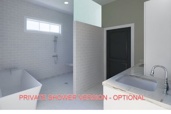 Interior - Master Bathroom 4 for Barndominium House Plan #44-261 - 3 bed, 2 bath