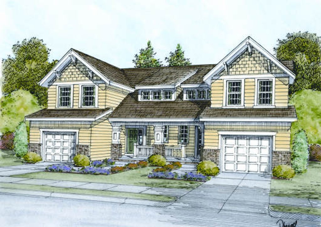 Bungalow Style House Plan 3 Beds 2 5 Baths 3080 Sq Ft 