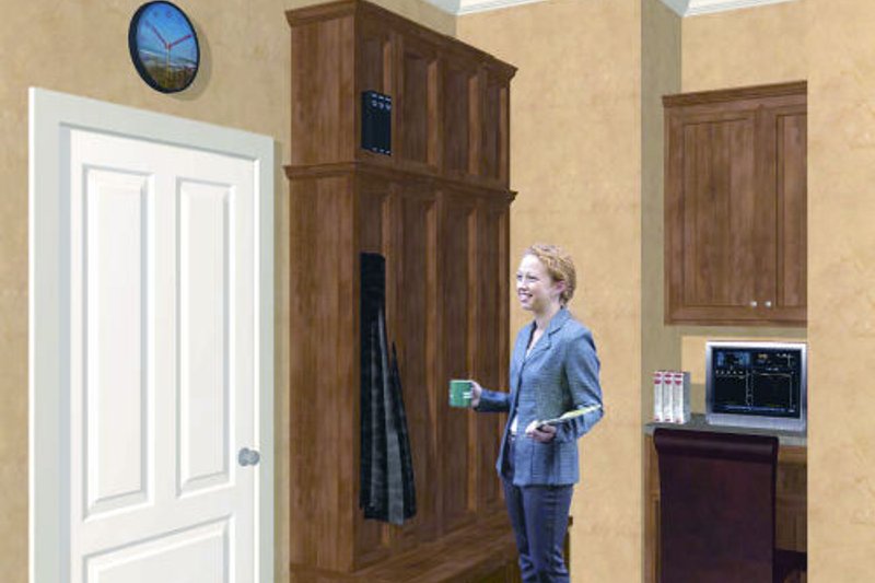 House Blueprint - Photo 1 for European House Plan #44-170 - 3 bed, 2.5 bath