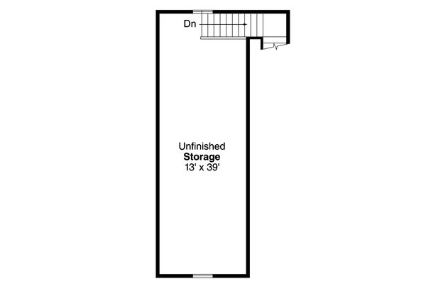 Traditional Floor Plan - Upper Floor Plan #124-986
