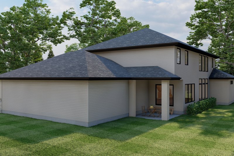 Dream House Plan - Exterior - Other Elevation 1 for Mediterranean House Plan #455-161 - 4 bed, 3.5 bath