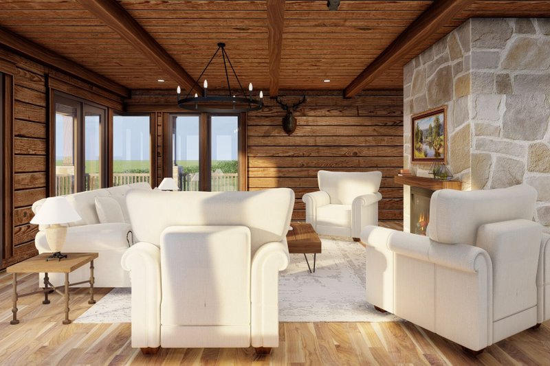 Dream House Plan - Interior - Family Room 1 for Country House Plan #923-385 - 2 bed, 2 bath