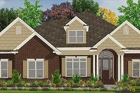 Exterior - Front Elevation for Traditional House Plan #63-185 - 4 bed, 3.5 bath