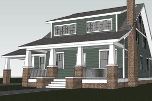 Photo 1 for Craftsman House Plan #461-30 - 4 bed, 3 bath