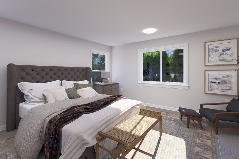 Architectural House Design - Interior - Master Bedroom 2 for Farmhouse House Plan #1060-254 - 3 bed, 2.5 bath